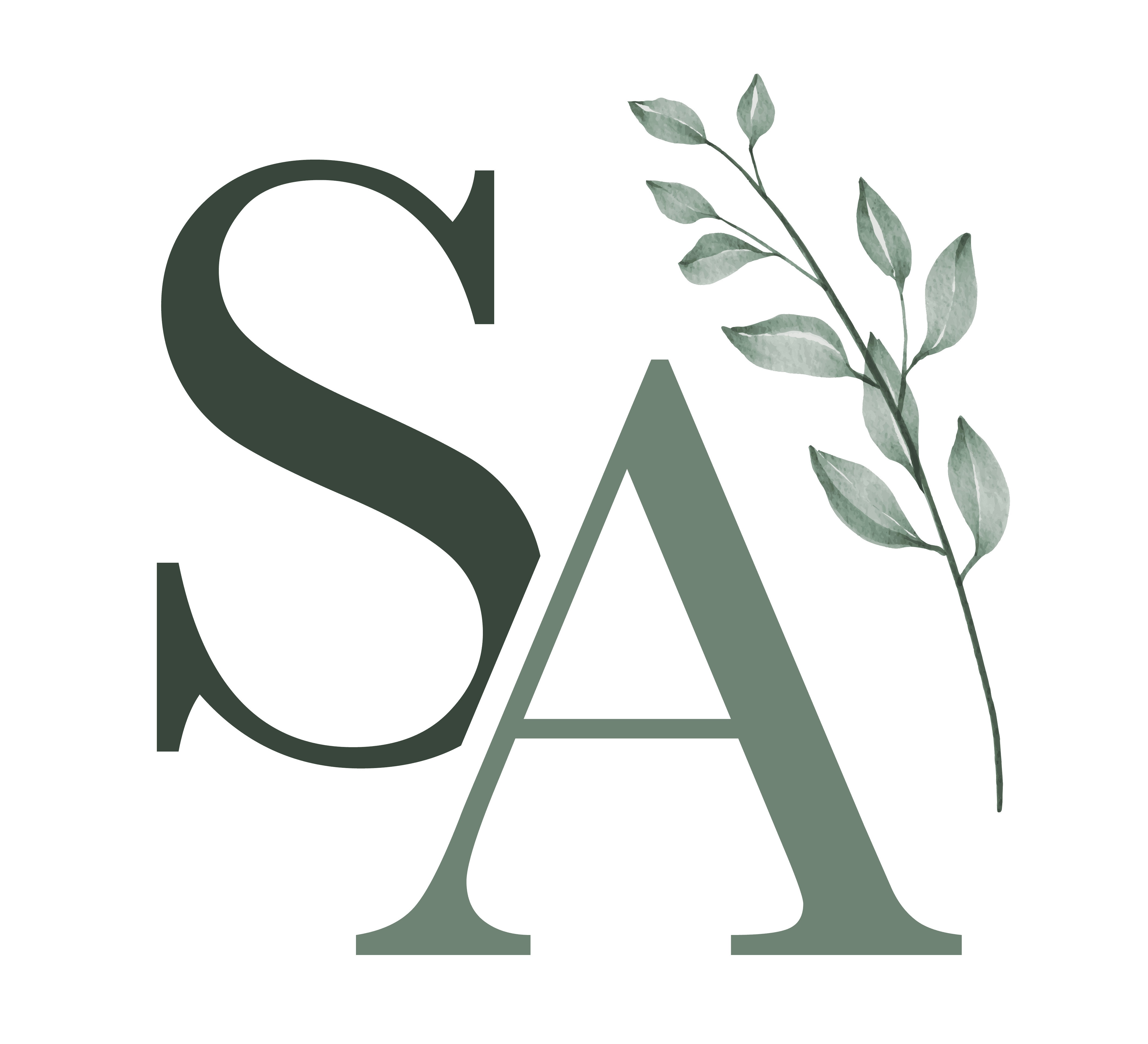 First letter of the bride and groom's name